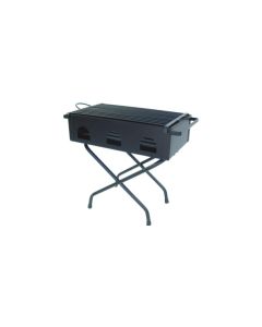 Barbacoa carbon rectangular plegable 50 x 45 x 26 cm imex el zorro