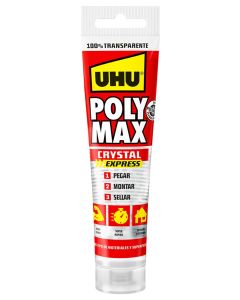 Adhesivo montaje sellador poly max express 115 gr cristal