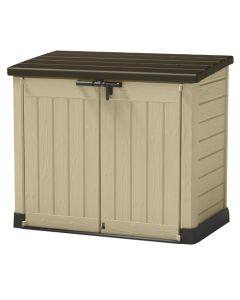 Arcon cobertizo exterior de resina sio max 1200 l 146 x82 x 120 cm