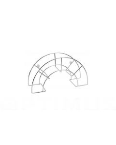 Colgador manguera pared acero inoxidable grande 30m sauvic