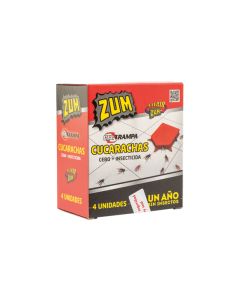 Trampa gel cucarachas zum 4 unidades