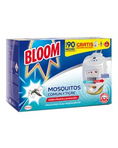 Insecticida electrico mosquitos común y tigre bloom difusor + 2 recambios