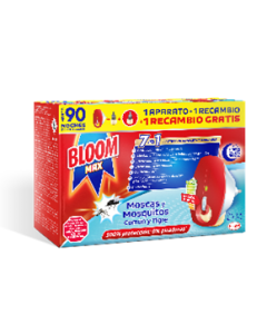 Insecticida electrico moscas y mosquitos blomm difusor + 2 recambios bloom