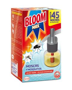 Recambio insecticida electrico bloom moscas y mosquitos 45 noches