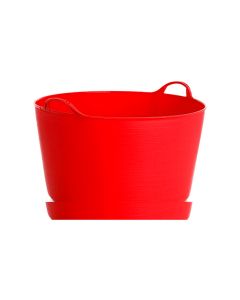 Capazo flexible multiusos 55 l rojo