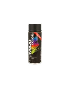 Pintura spray maxi color mate 400 ml ral 9005 negro intenso motip
