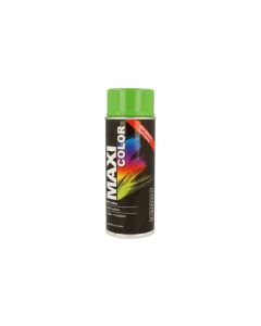 Pintura spray maxi color brillo 400 ml ral 6018 verde amarillento