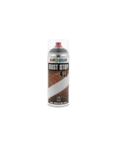 Pintura antioxidante spray rust stop 400 ml ral 9005 negro motip