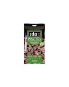 Briquetas cascara coco 4 kg weber