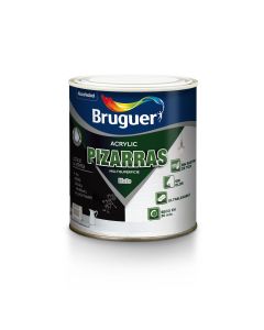 Esmalte acrylic pizarras mate 750 ml negro bruguer