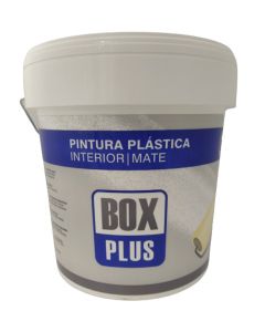Pintura plastica interior mate box plus 5 kg blanco