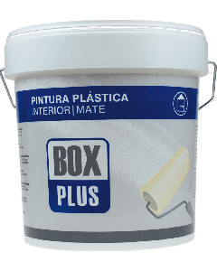 Pintura plastica interior mate 5 kg blanco box plus