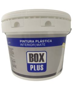 Pintura plastica interior mate box plus 12 kg blanco