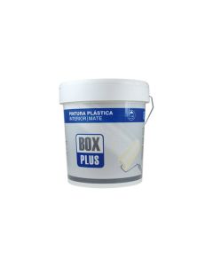 Pintura plastica interior exterior mate 25 kg blanco box plus