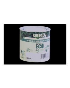 Esmalte al agua eco satinado kolorea 250 ml negro