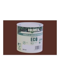 Esmalte al agua eco satinado kolorea 250 ml tabaco