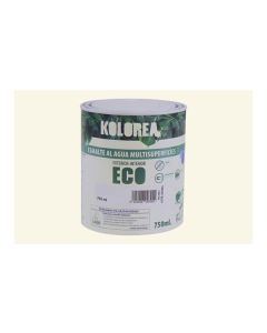 Esmalte al agua eco satinado kolorea 750 ml blanco roto