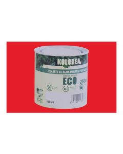 Esmalte al agua eco satinado kolorea 250 ml rojo china