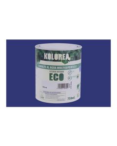 Esmalte al agua eco satinado kolorea 750 ml azul cantabrico