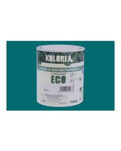 Esmalte al agua eco satinado kolorea 750 ml verde jade