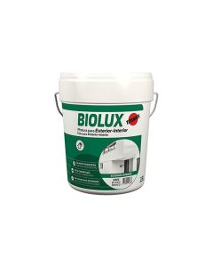 Pintura plastica exterior interior biolux mate 4 l blanco