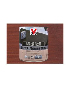 Barniz interior al agua ultra resistente mate 250 ml caoba