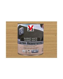 Barniz interior al agua ultra resistente mate 750 ml roble claro v33