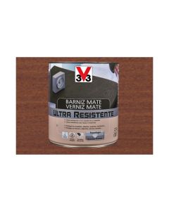 Barniz interior al agua ultra resistente mate 750 ml sapeli v33