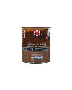 Barniz interior al agua ultra resistente mate 750 ml wengue v33