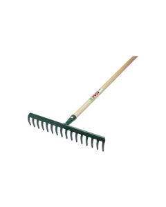 Rastrillo jardin 12 puas 30 cm maiol con mango de 130 cm