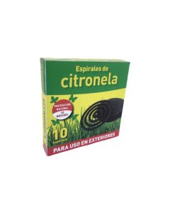 Espiral antimosquitos con citronela alampat 10 unidades