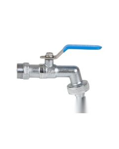 Grifo esfera jardin inox genebre 1/2" - 3/4" conector rapido