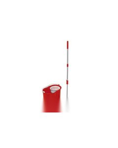 Cubo con escurridor 22 l centrifugo duett rojo