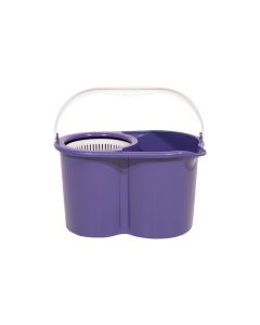 Cubo con escurridor 22 l centrifugo duett lila