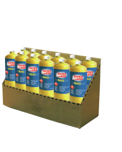 Cartucho gas con valvula 1000 ml romassgas/453gr super- ego