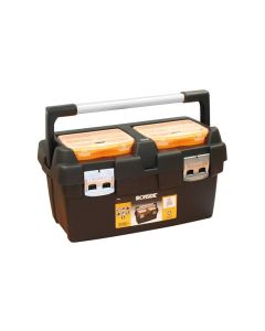 Caja herramientas abs negro profesional 500 x 295 x 270 mm asa aluminio ironside