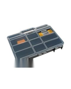 Clasificador maleta polipropileno negro 312 x 238 x 51 mm 21 compartimientos