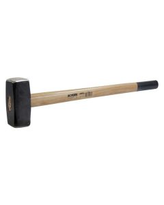 Maza 5 kg. 800 mm. cabeza forjada din 6475,mango de nogal americano