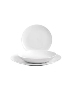 Vajilla 18 pzas new bone china coupe hollywood non