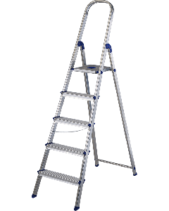 Escalera aluminio peldaño ancho 3 peldaños ambit