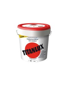 Pintura plastica exterior interior cobertura total mate 15 l blanco titan
