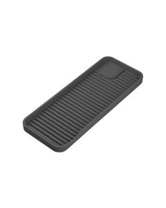 Bandeja fregadero silicona sartenero tydi mat xl 30,5 x 12cm cromado metaltex