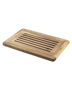 Tabla cortar pan madera acacia 38 x 26 x 2 cm metaltex