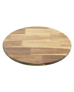 Tabla cortar giratoria madera acacia lazy susan metaltex