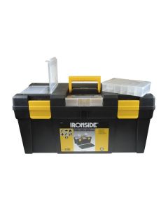 Caja herramientas abs negro "tool box l" 580 x 280 x 280 mm ironside
