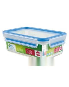 Contenedor hermetico rectangular 1 l emsa