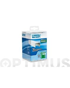 Grapas 140/12 5000un acero galvanizado rapid