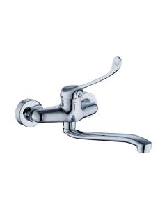 Grifo de cocina monomando pared caño bajo gerontológico kapuas ug