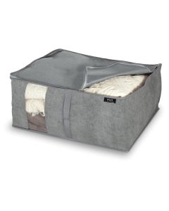 Funda guarda mantas stone l 55 x 45 x 25 cm domopak