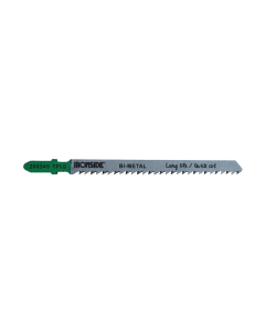 Hoja sierra calar para madera t301 cdf 5 uds recto fino. logitud 115 mm ironside